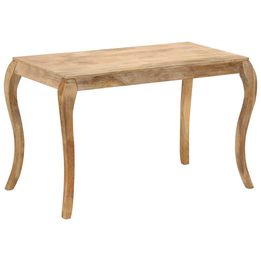 vidaXL Mesa de comedor de madera maciza de mango 118x60x76 cm