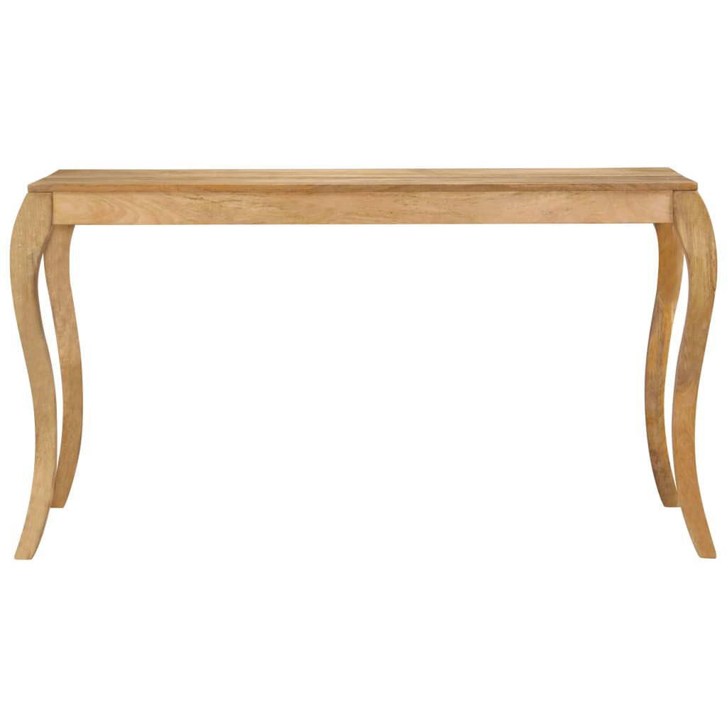 vidaXL Mesa de comedor de madera maciza de mango 135x75x76 cm