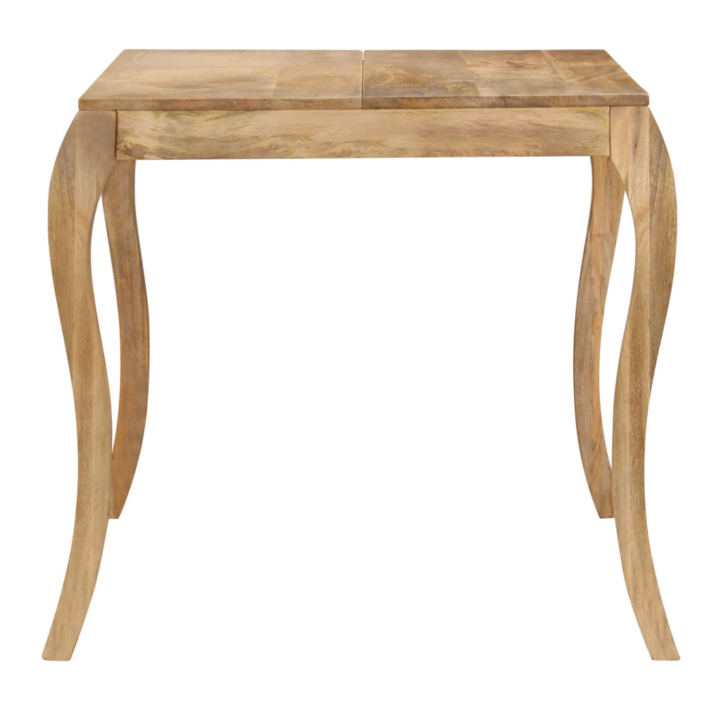 vidaXL Mesa de comedor de madera maciza de mango 135x75x76 cm