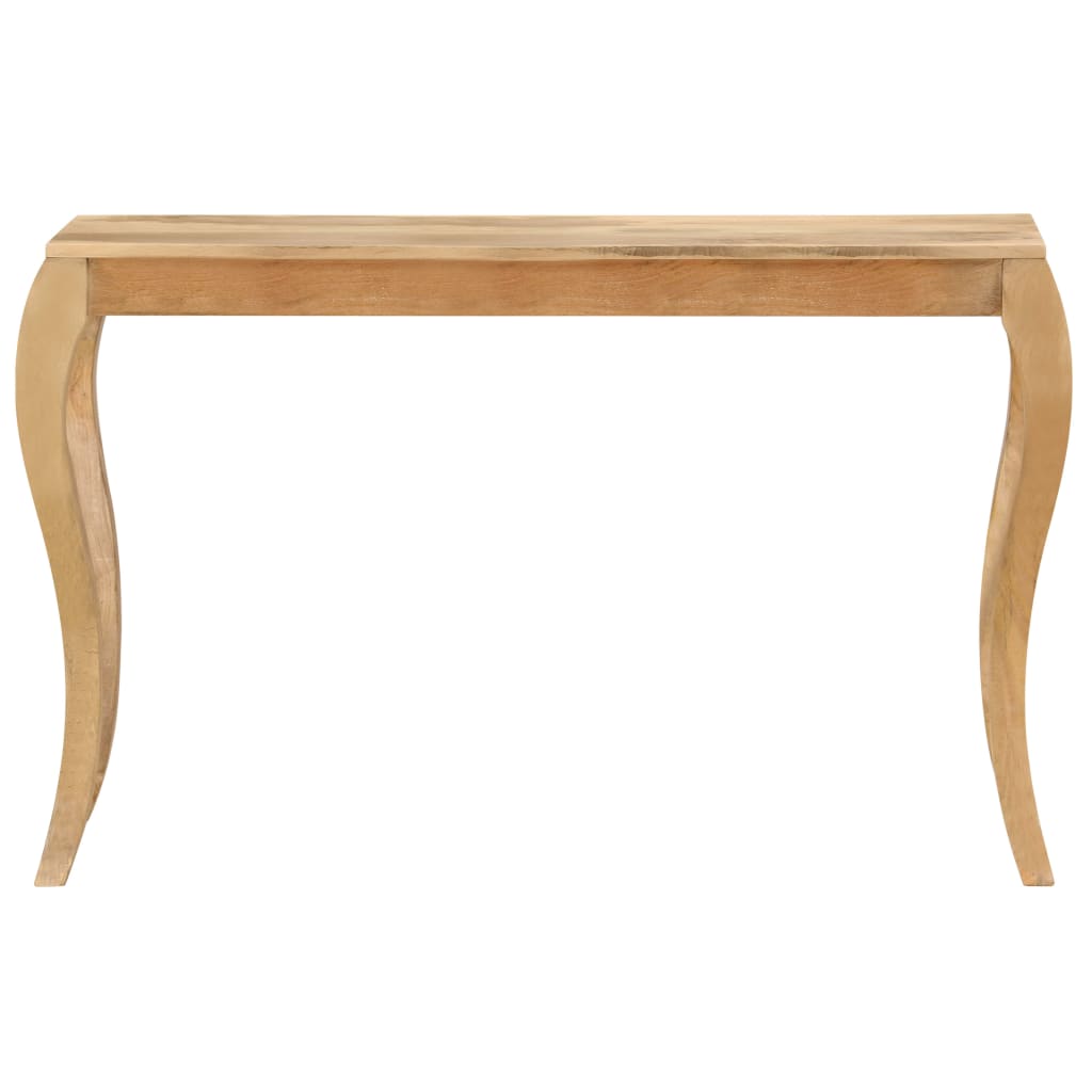 vidaXL Mesa consola de madera maciza de mango 118x38x76 cm