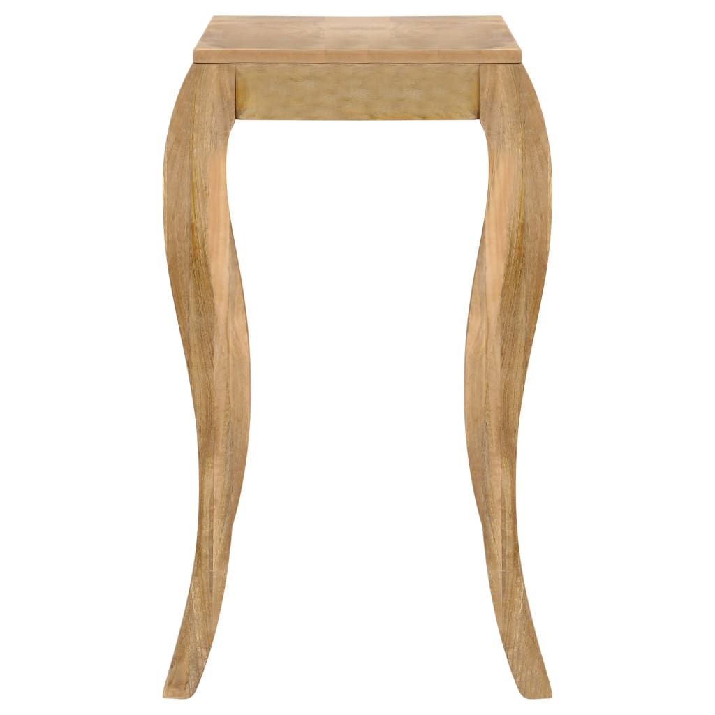 vidaXL Mesa consola de madera maciza de mango 118x38x76 cm