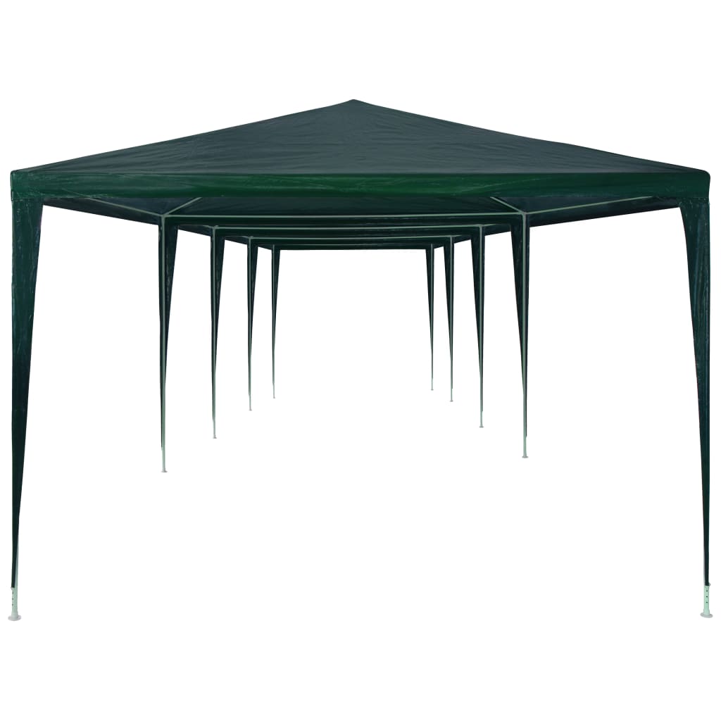 vidaXL Carpa para fiestas PE verde 3x12 m