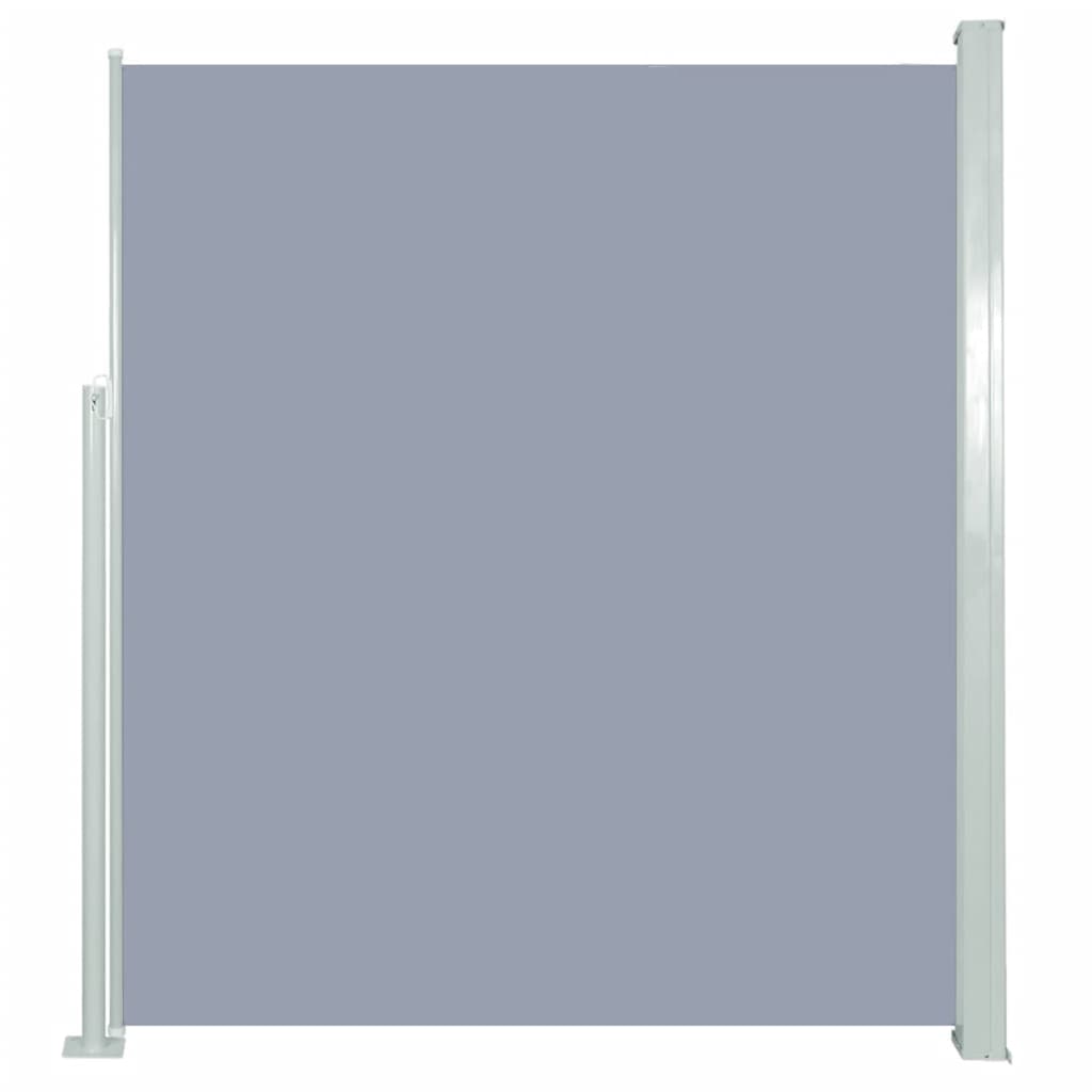 vidaXL Toldo lateral retráctil 160x500 cm gris