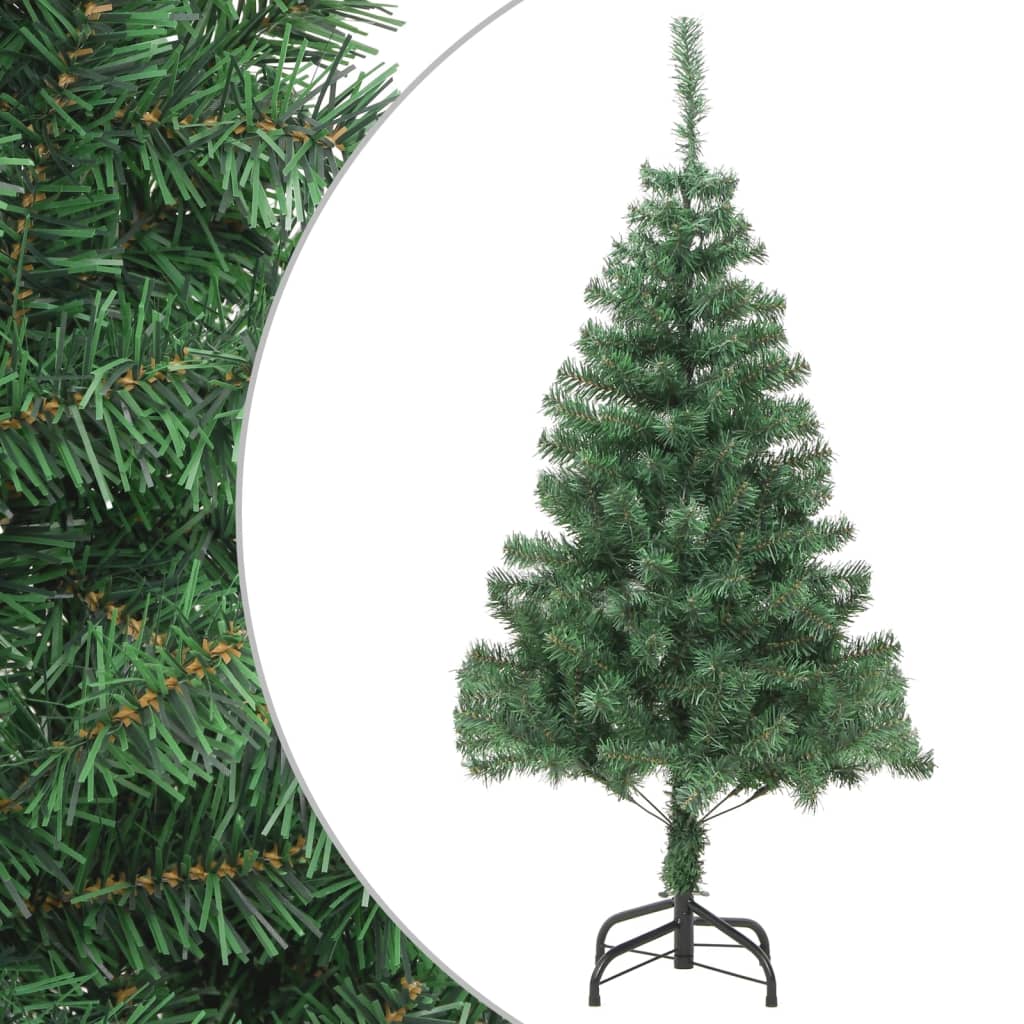 vidaXL Árbol de Navidad artificial con soporte 150 ramas 380 cm