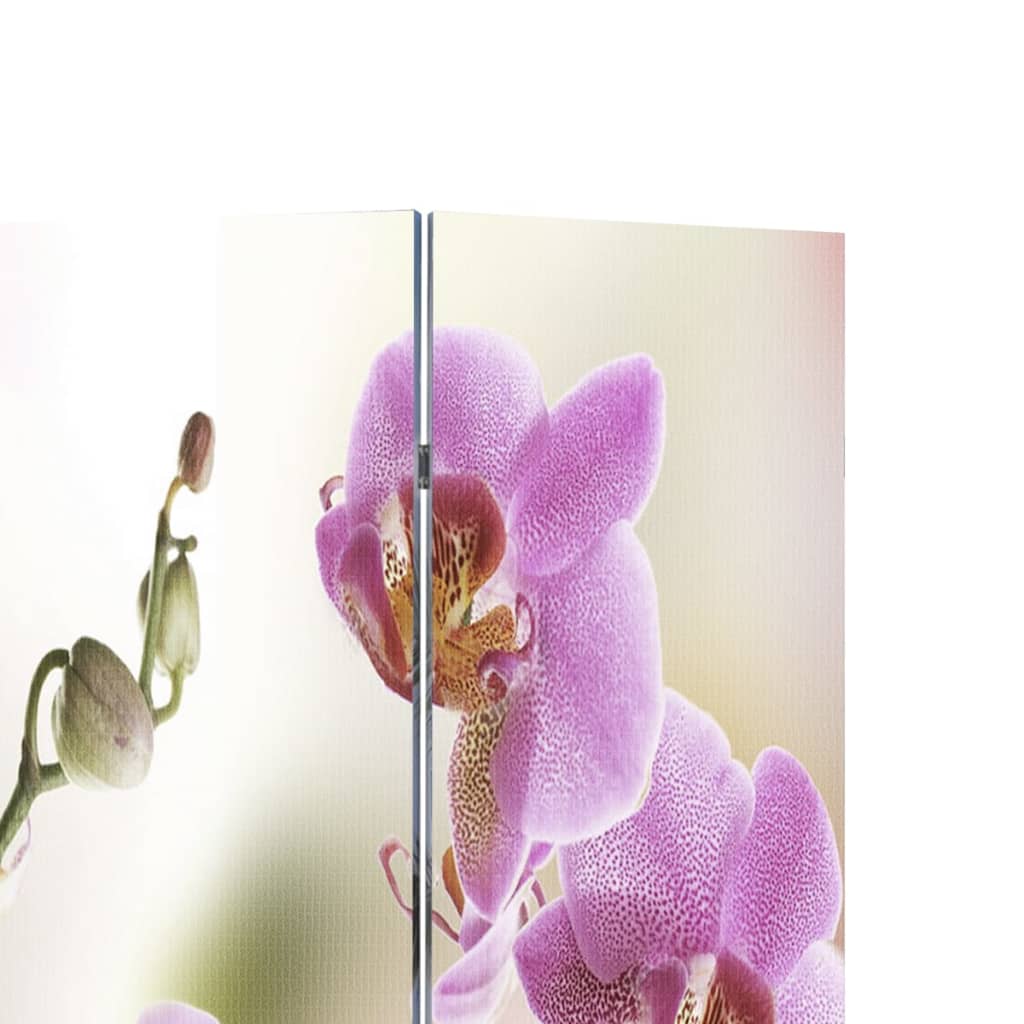 vidaXL Biombo divisor plegable 160x170 cm flores