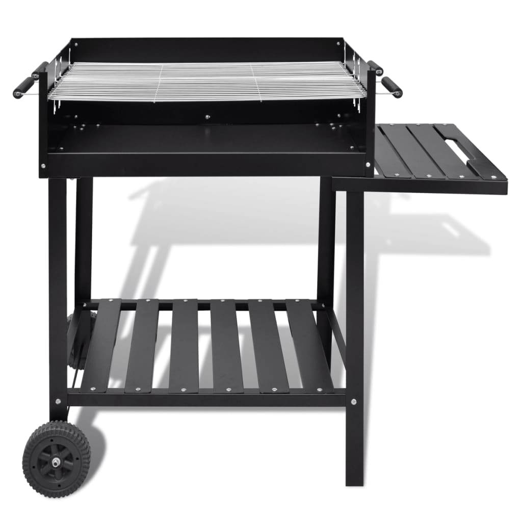 vidaXL Soporte para barbacoa de carbón con 2 ruedas