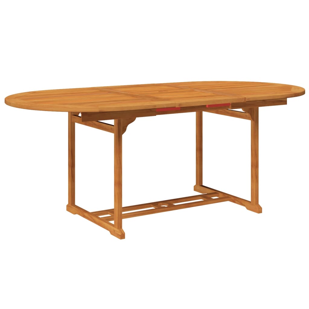 vidaXL Set de comedor de jardín 7 piezas madera maciza de acacia