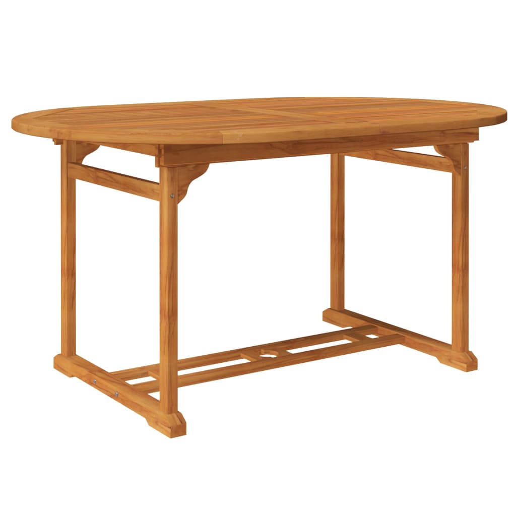 vidaXL Set de comedor de jardín 7 piezas madera maciza de acacia