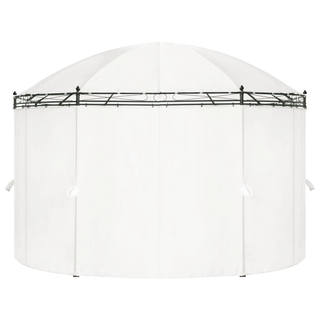 vidaXL Cenador blanco crema 530x350x265 cm