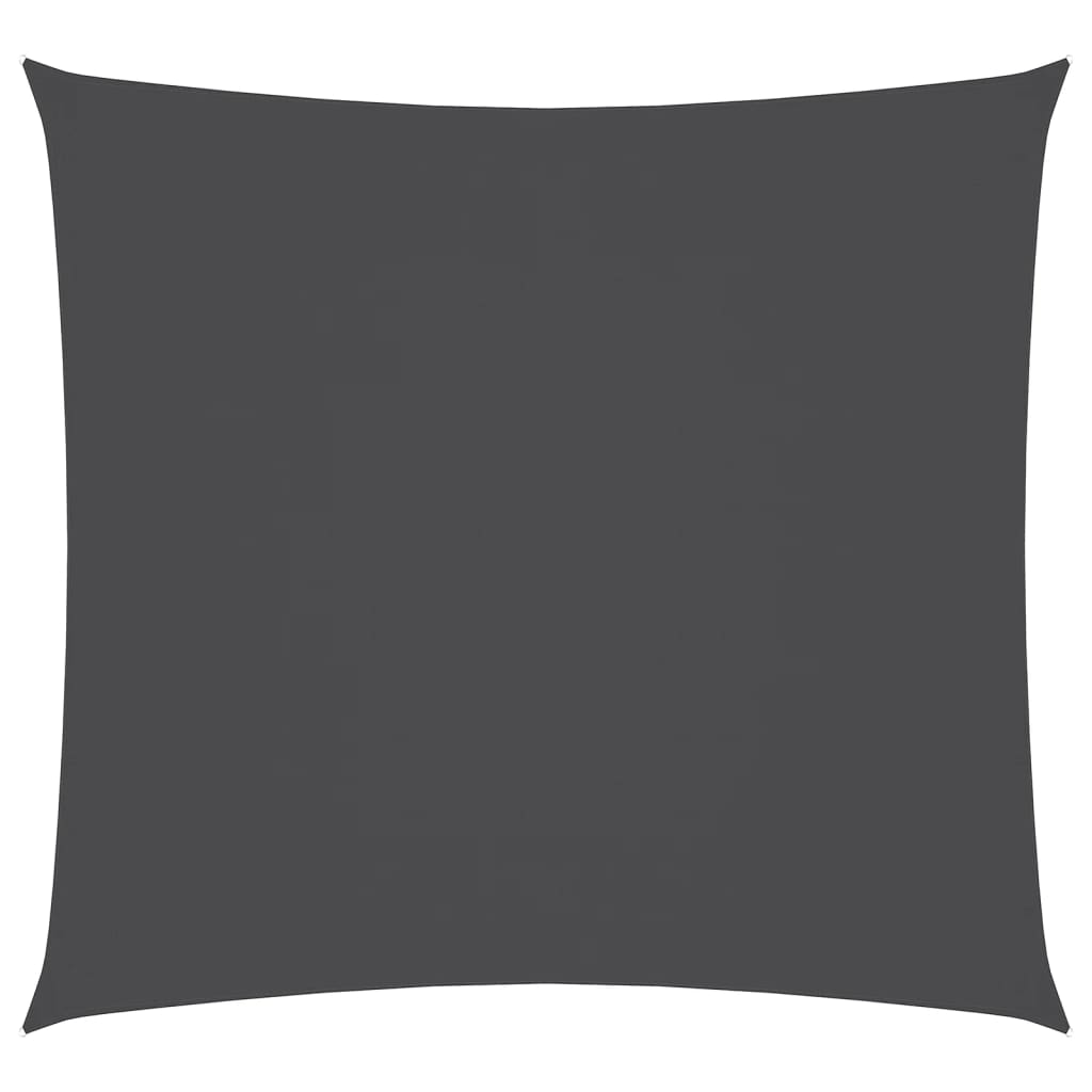 42302 vidaXL Sunshade Sail Oxford Fabric Square 3,6x3,6 m Anthracite