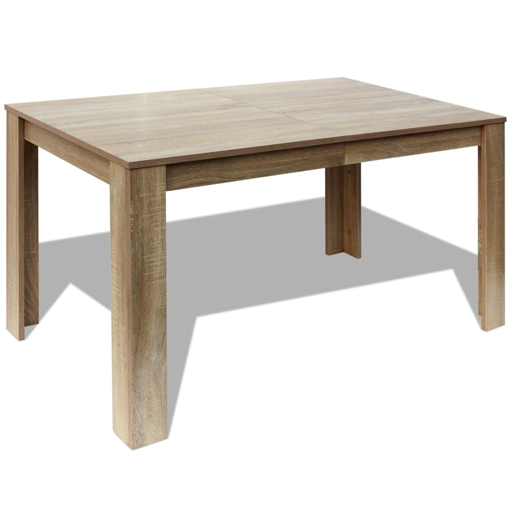 vidaXL Mesa de comedor color roble 140x80x75 cm