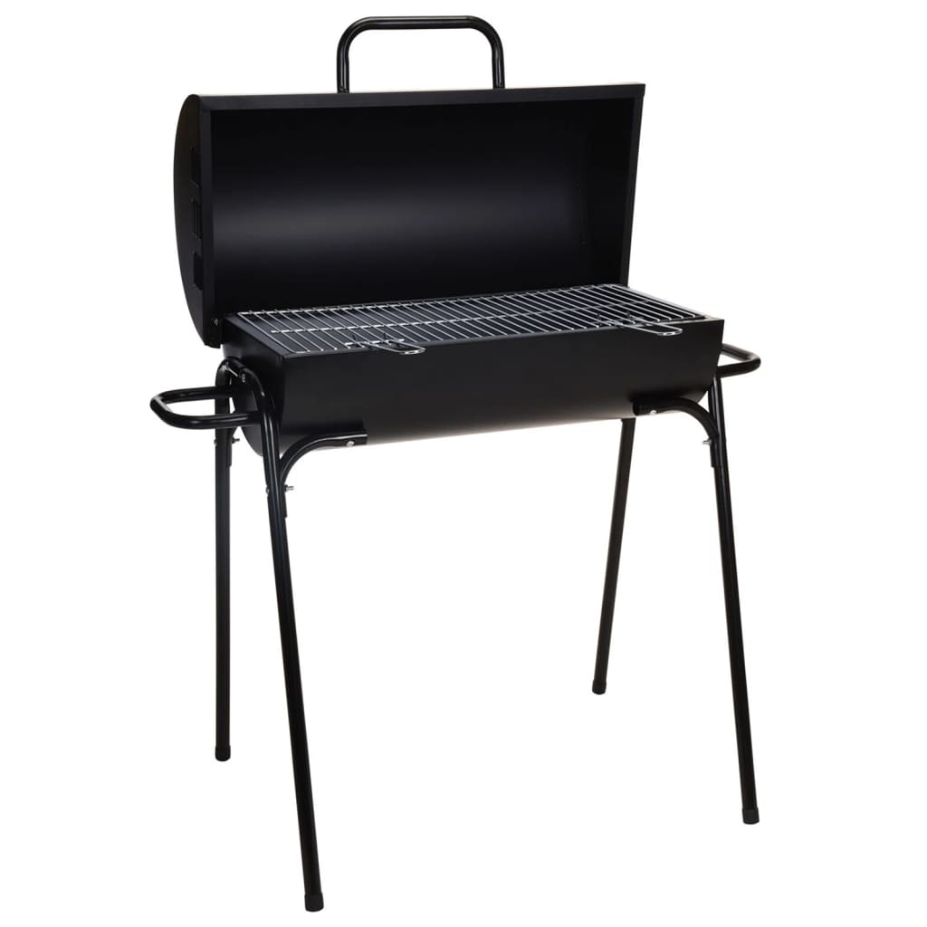 ProGarden Barbacoa de carbón con forma cilíndrica diámetro 33 cm