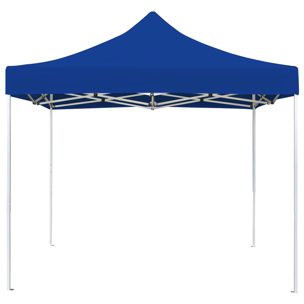 vidaXL Carpa plegable profesional de aluminio azul 3x3 m