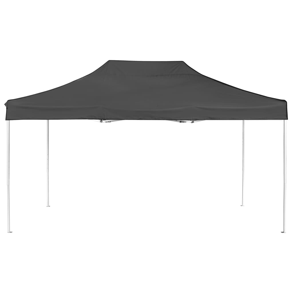 vidaXL Carpa plegable profesional de aluminio gris antracita 4,5x3 m