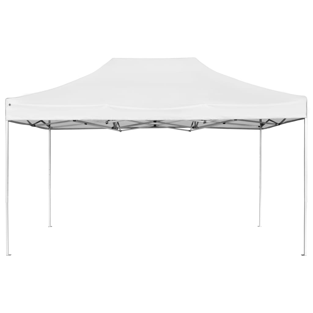 vidaXL Carpa plegable profesional de aluminio blanca 4,5x3 m