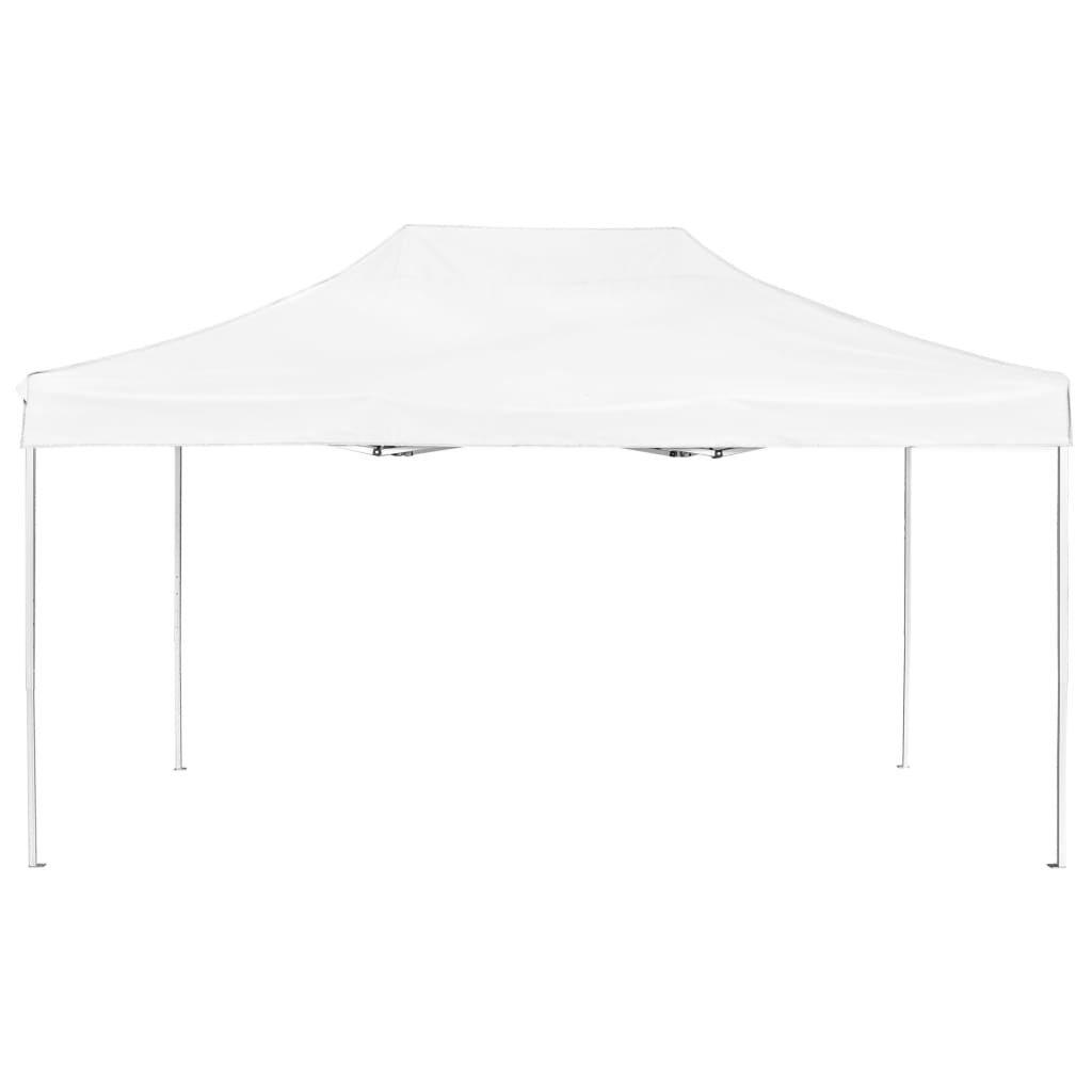 vidaXL Carpa plegable profesional de aluminio blanca 4,5x3 m