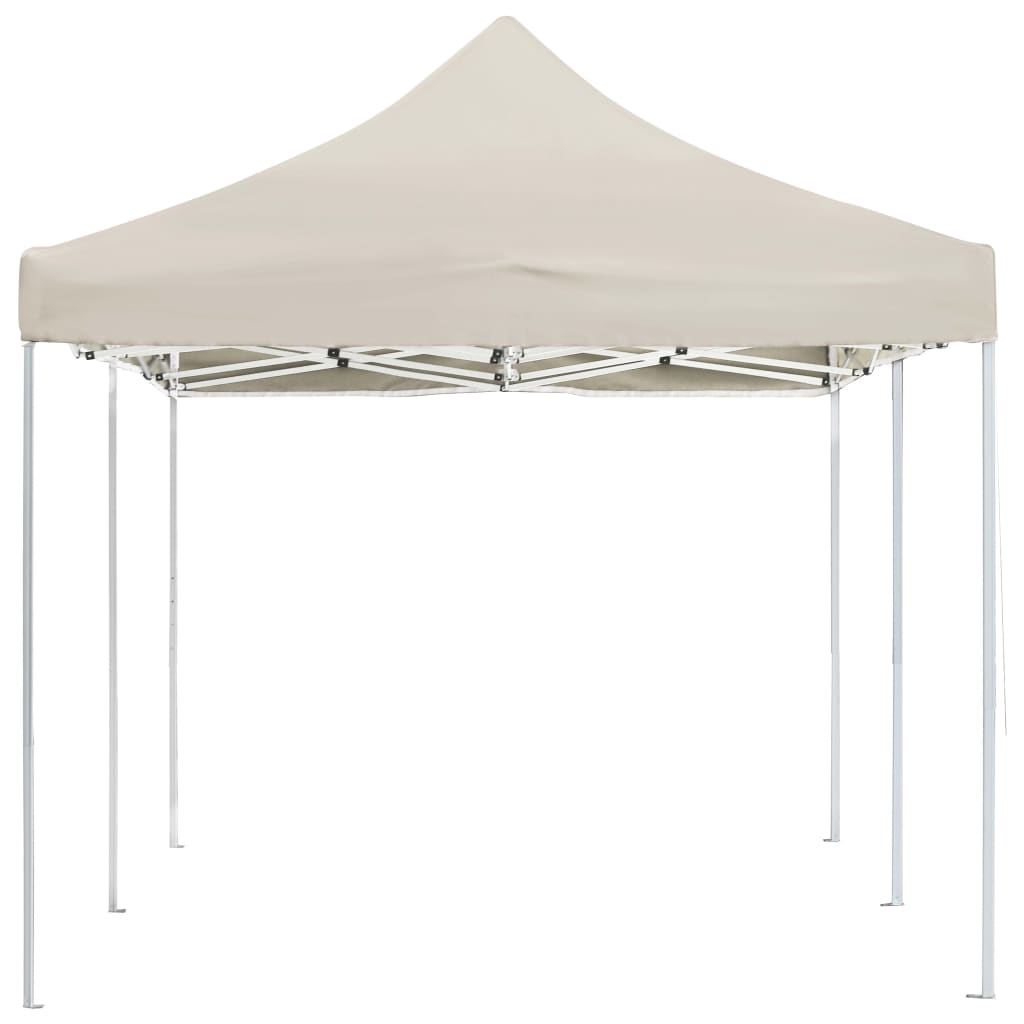 vidaXL Carpa plegable profesional de aluminio crema 6x3 m