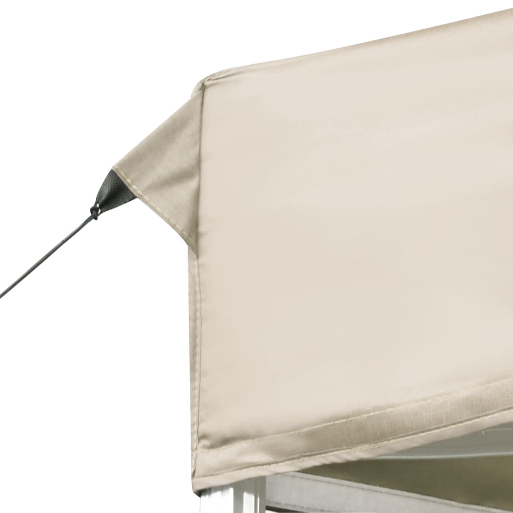 vidaXL Carpa plegable profesional de aluminio crema 6x3 m