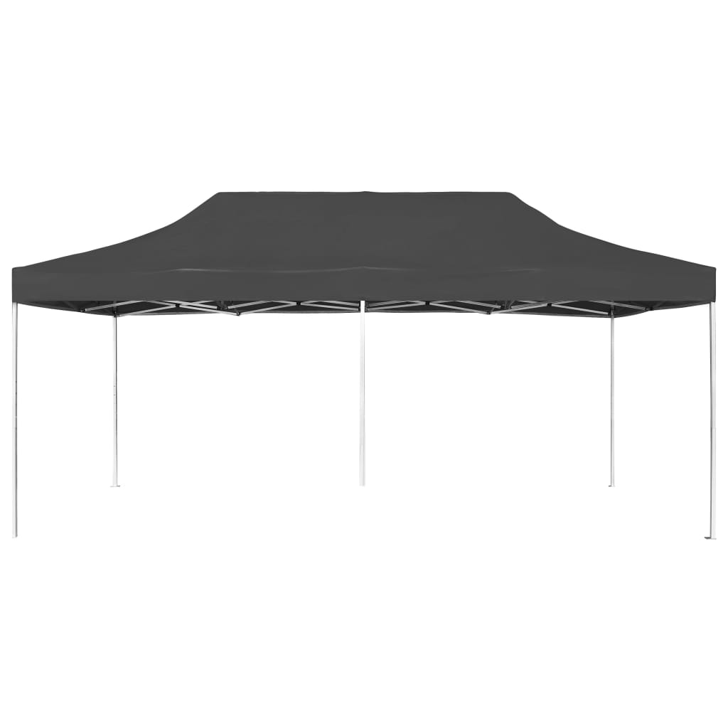 vidaXL Carpa plegable profesional de aluminio antracita 6x3 m