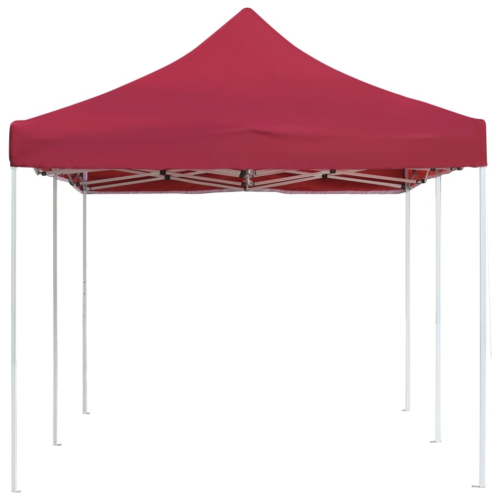 vidaXL Carpa plegable profesional de aluminio rojo vino tinto 6x3m