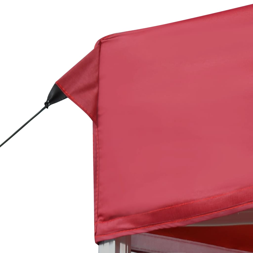 vidaXL Carpa plegable profesional de aluminio rojo vino tinto 6x3m