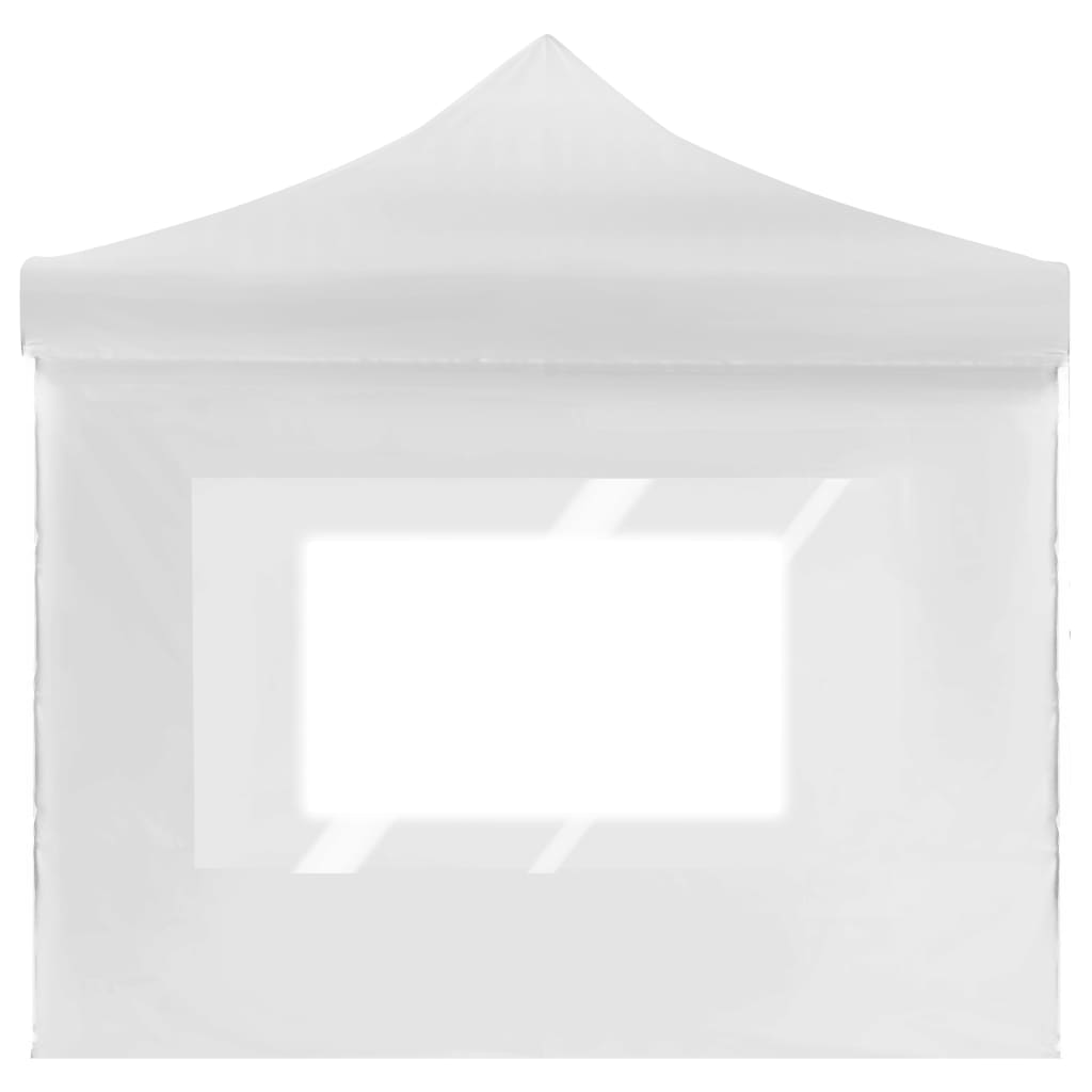 vidaXL Carpa plegable profesional y paredes aluminio blanco 6x3 m