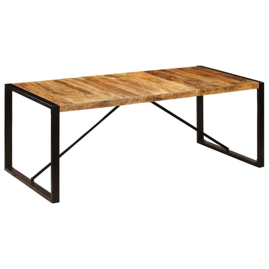 vidaXL Mesa de comedor de madera maciza de mango 200x100x75 cm