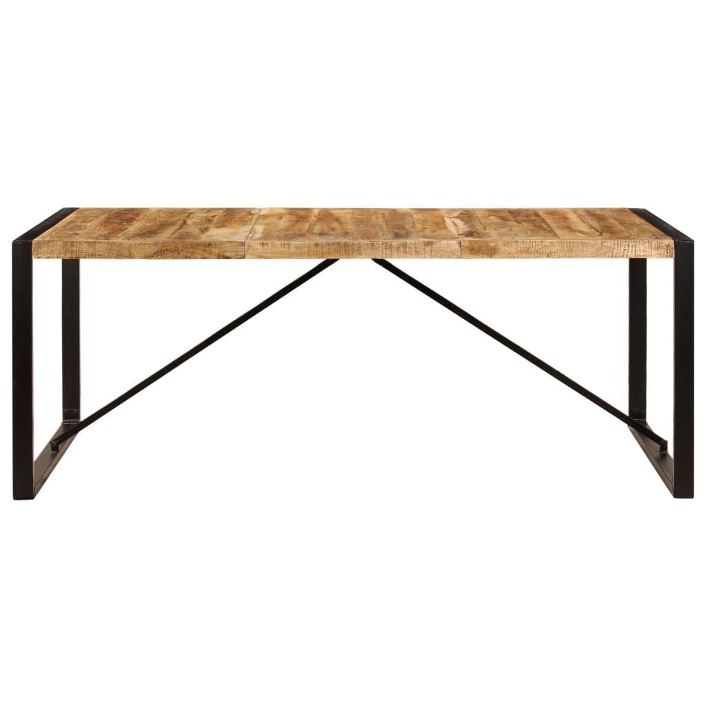 vidaXL Mesa de comedor de madera maciza de mango 200x100x75 cm