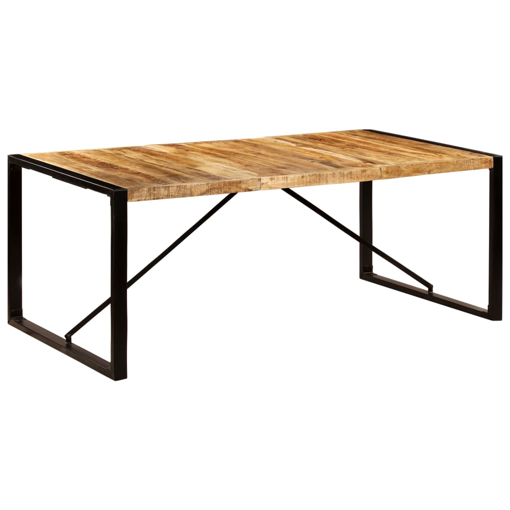 vidaXL Mesa de comedor de madera maciza de mango 200x100x75 cm