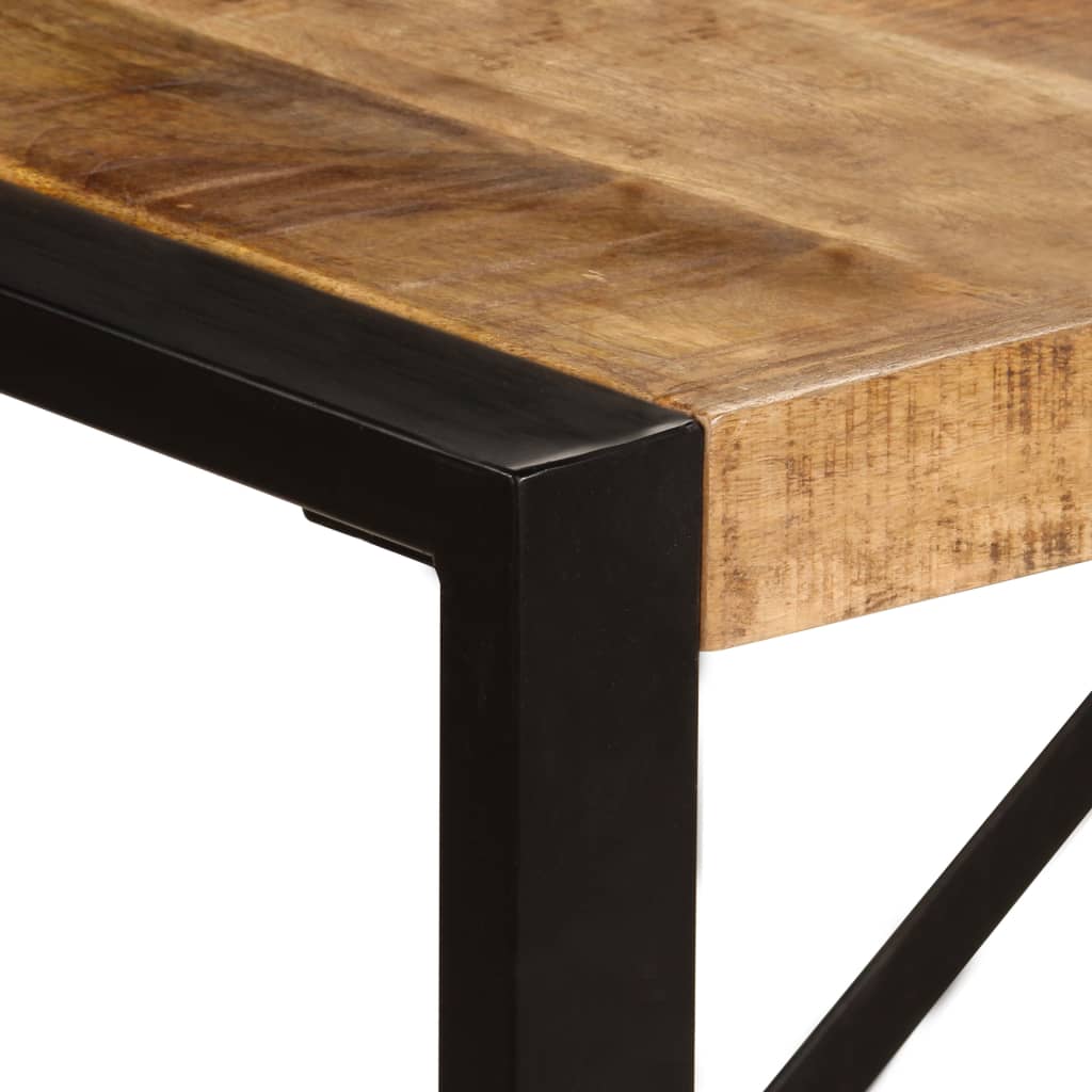 vidaXL Mesa de comedor de madera maciza de mango 200x100x75 cm