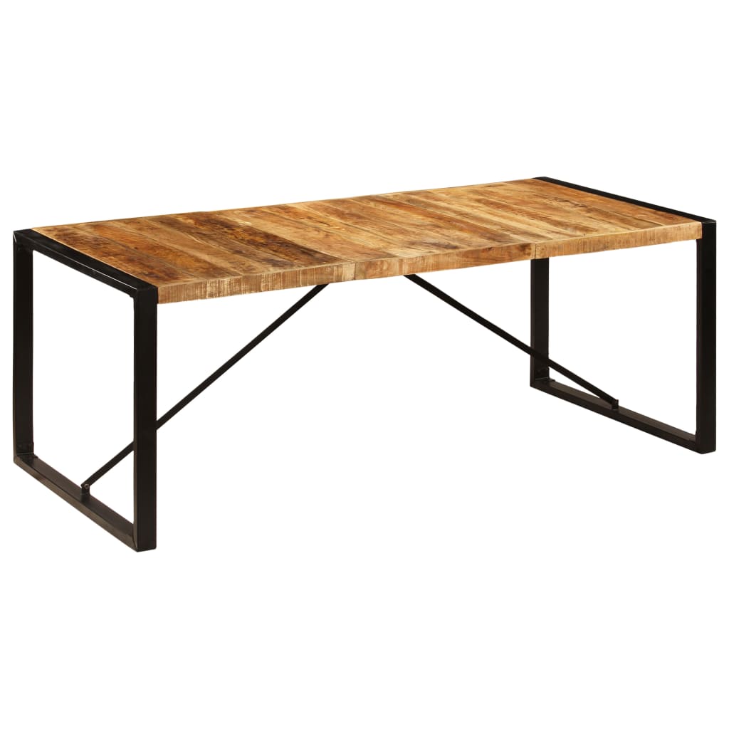 vidaXL Mesa de comedor de madera maciza de mango 200x100x75 cm