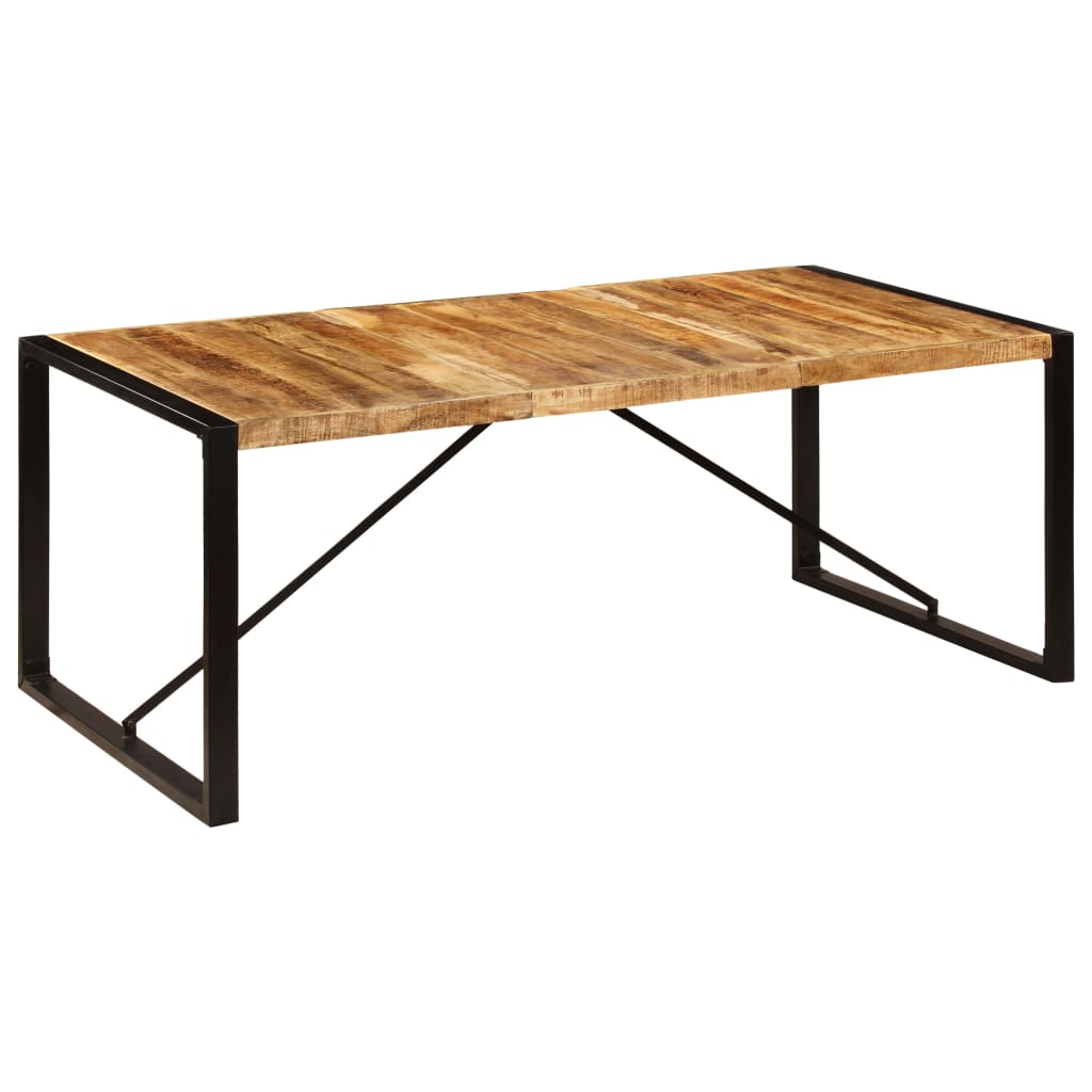 vidaXL Mesa de comedor de madera maciza de mango 200x100x75 cm