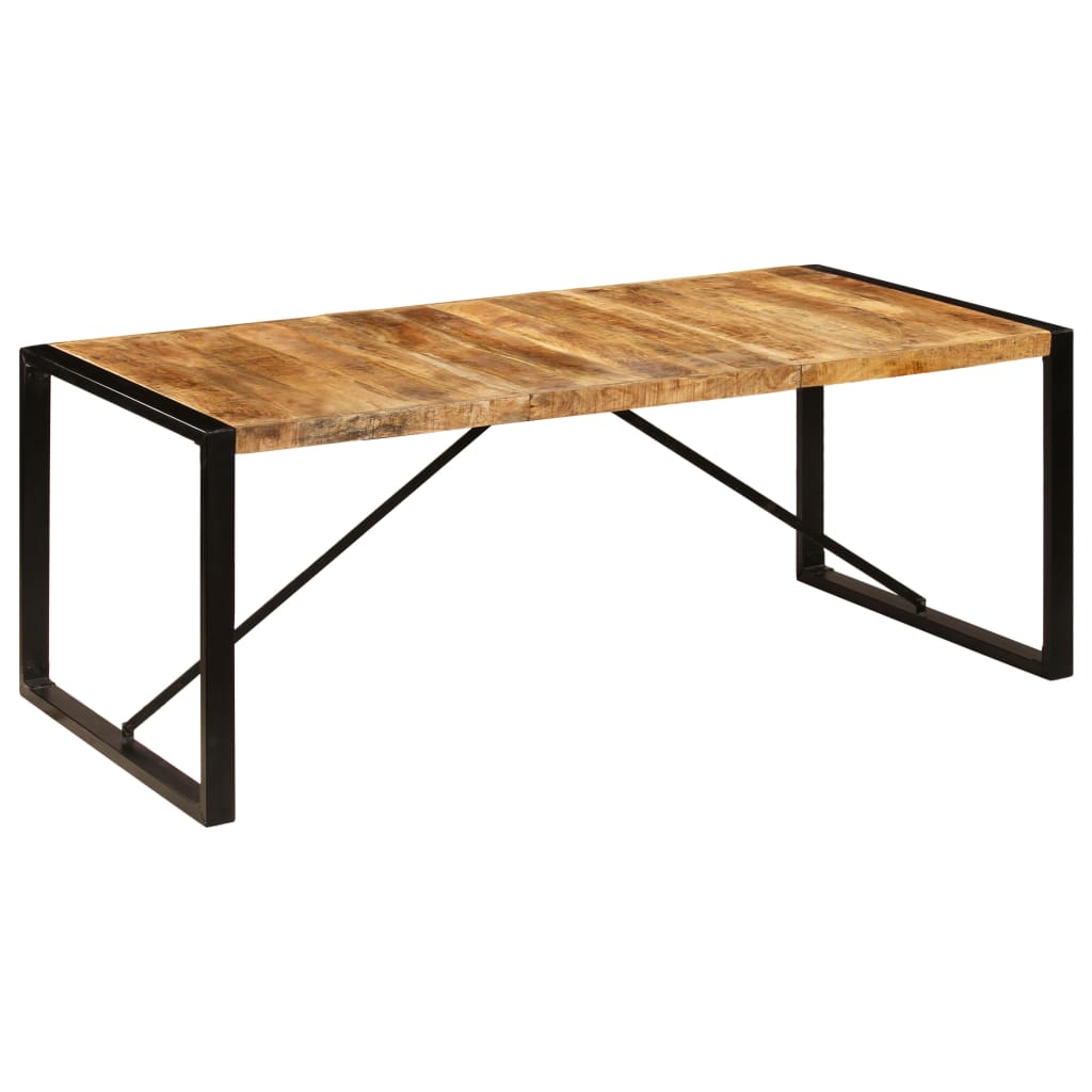 vidaXL Mesa de comedor de madera maciza de mango 200x100x75 cm