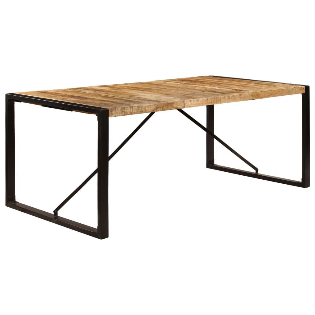 vidaXL Mesa de comedor de madera maciza de mango 200x100x75 cm