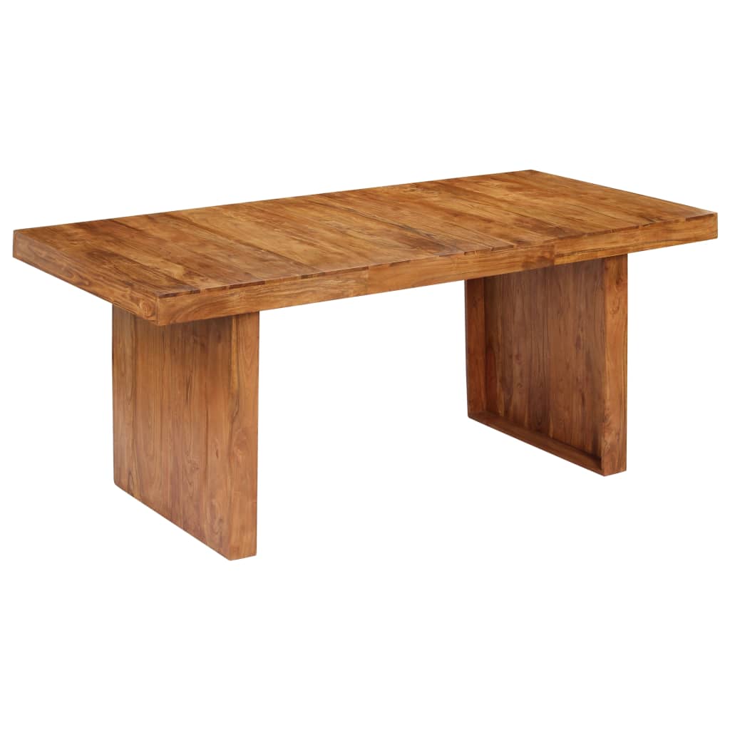 vidaXL Mesa de comedor de madera maciza de acacia 180x90x75 cm