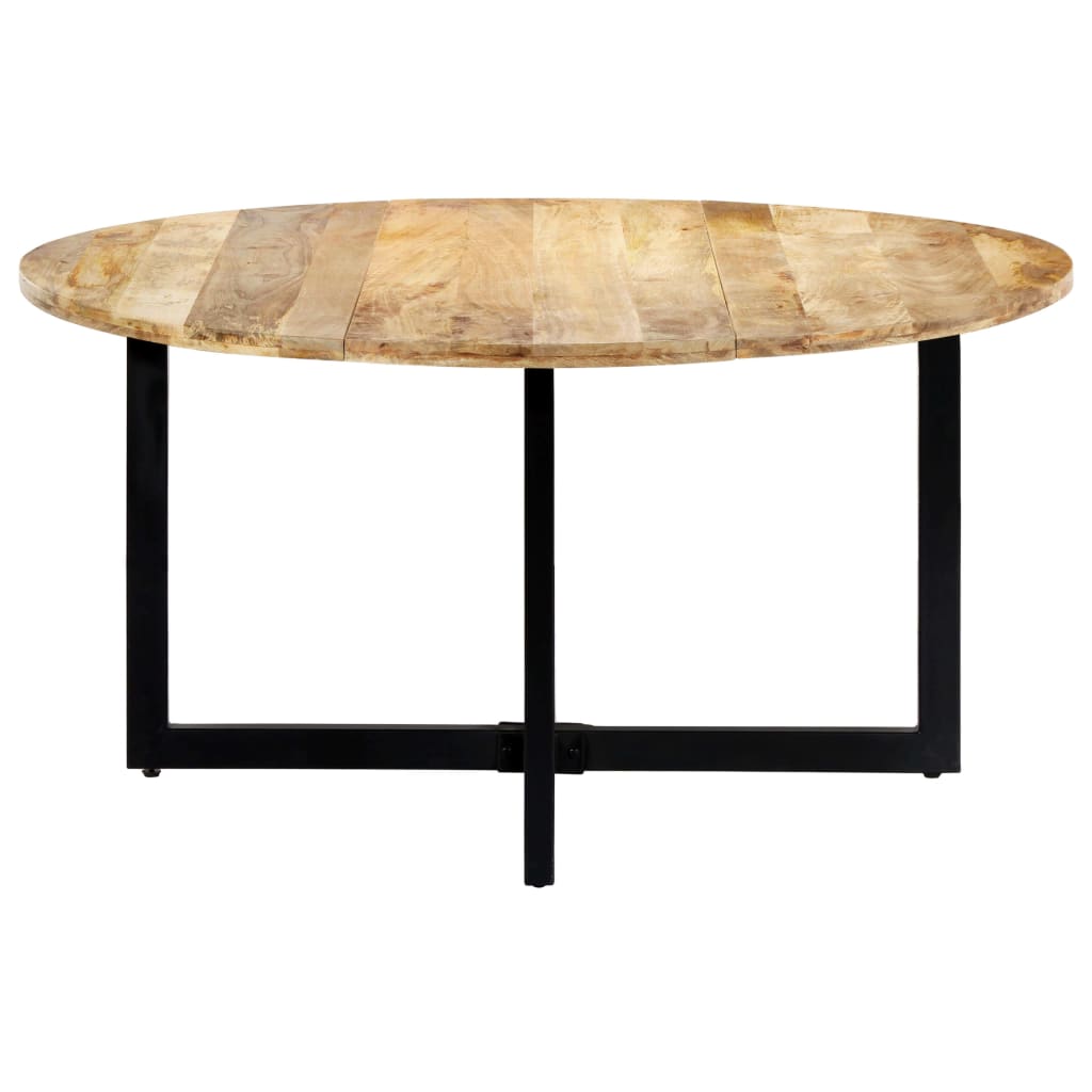 vidaXL Mesa de comedor de madera maciza de mango 150x73 cm