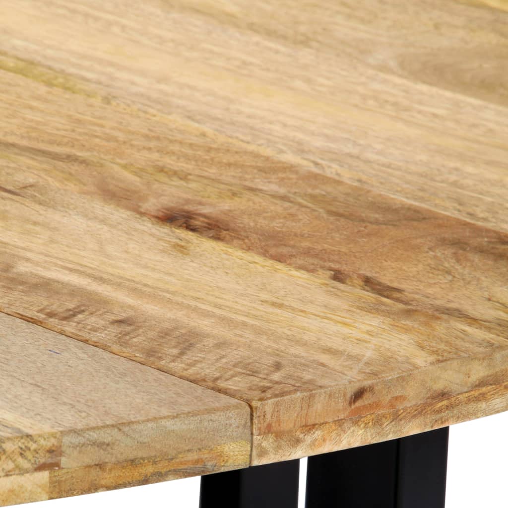 vidaXL Mesa de comedor de madera maciza de mango 150x73 cm