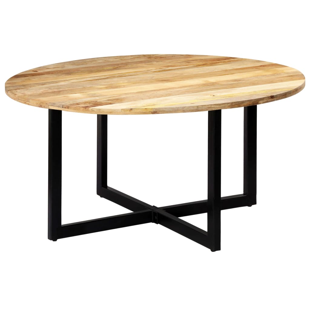 vidaXL Mesa de comedor de madera maciza de mango 150x73 cm