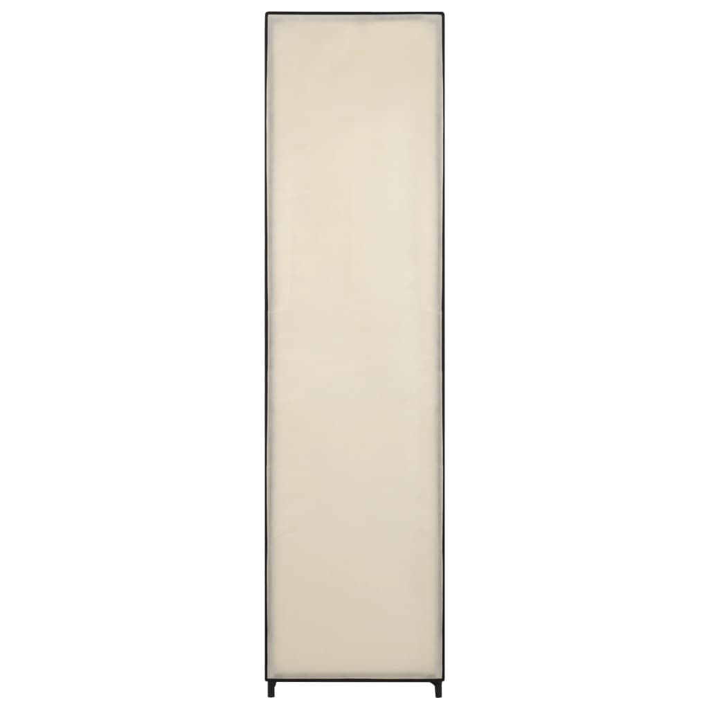 vidaXL Armario con 4 compartimentos color crema 175x45x170 cm