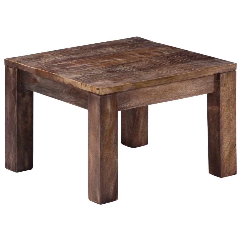 vidaXL Mesa de centro madera maciza de mango 50x50x35 cm