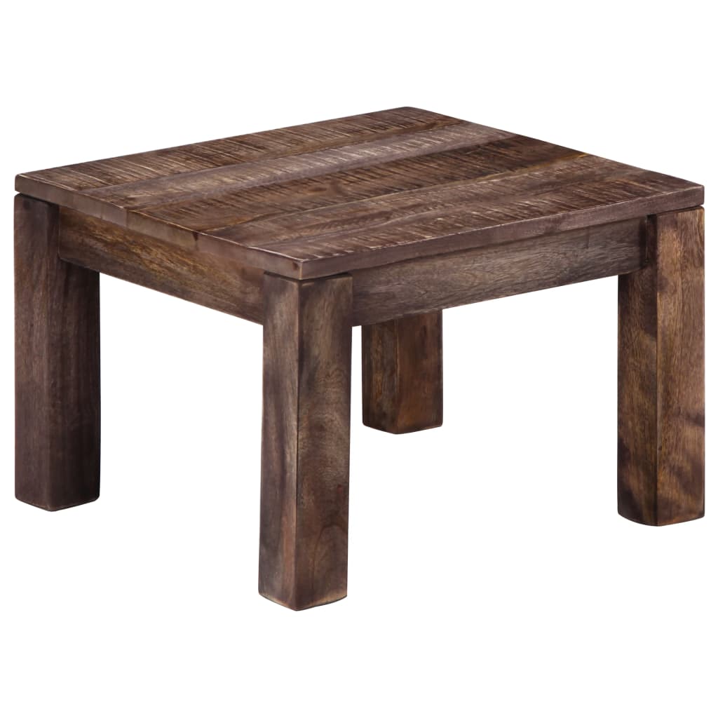 vidaXL Mesa de centro madera maciza de mango 50x50x35 cm