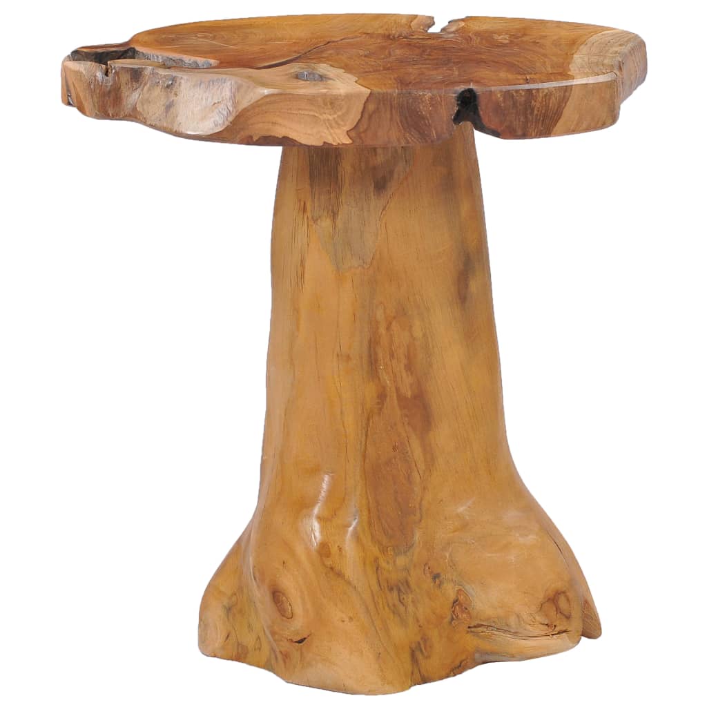 vidaXL Mesa de centro de madera maciza de teca 40x40 cm