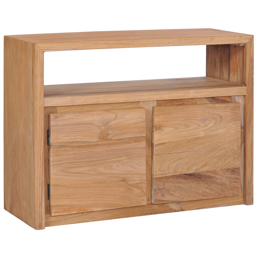 vidaXL Aparador de madera maciza de teca 80x30x60 cm