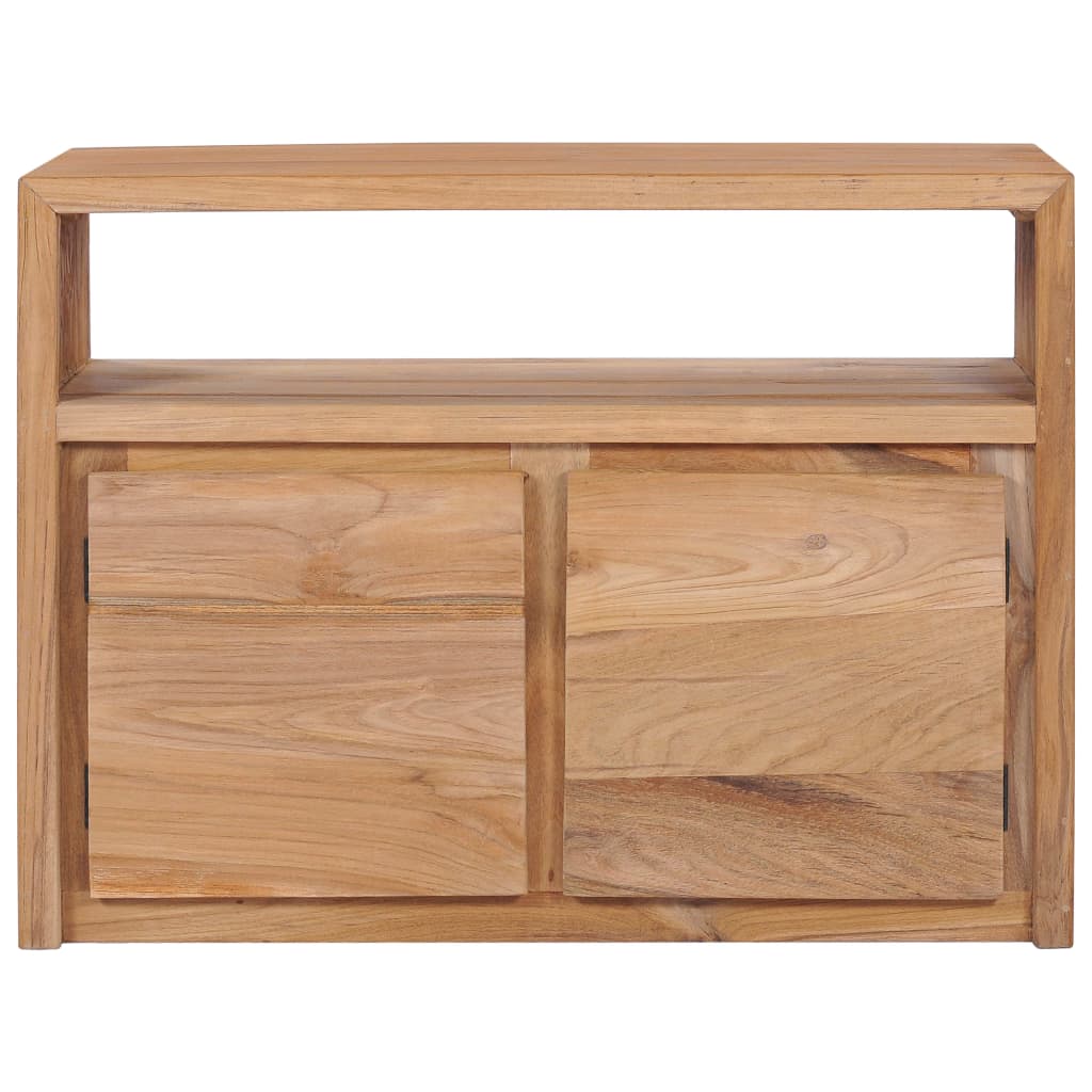 vidaXL Aparador de madera maciza de teca 80x30x60 cm