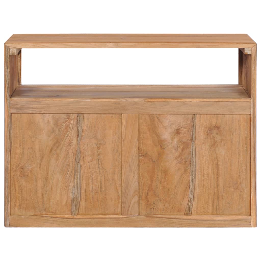 vidaXL Aparador de madera maciza de teca 80x30x60 cm