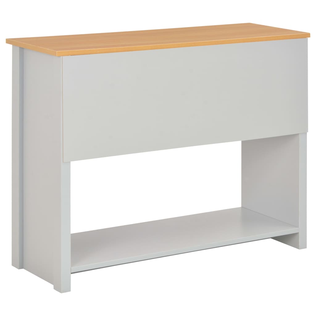 vidaXL Mesa consola gris 97x35x76 cm