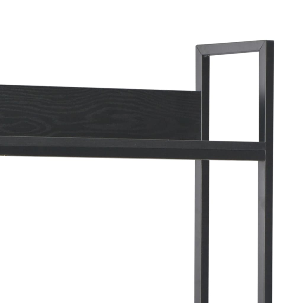 vidaXL Escritorio para ordenador negro 120x60x73 cm