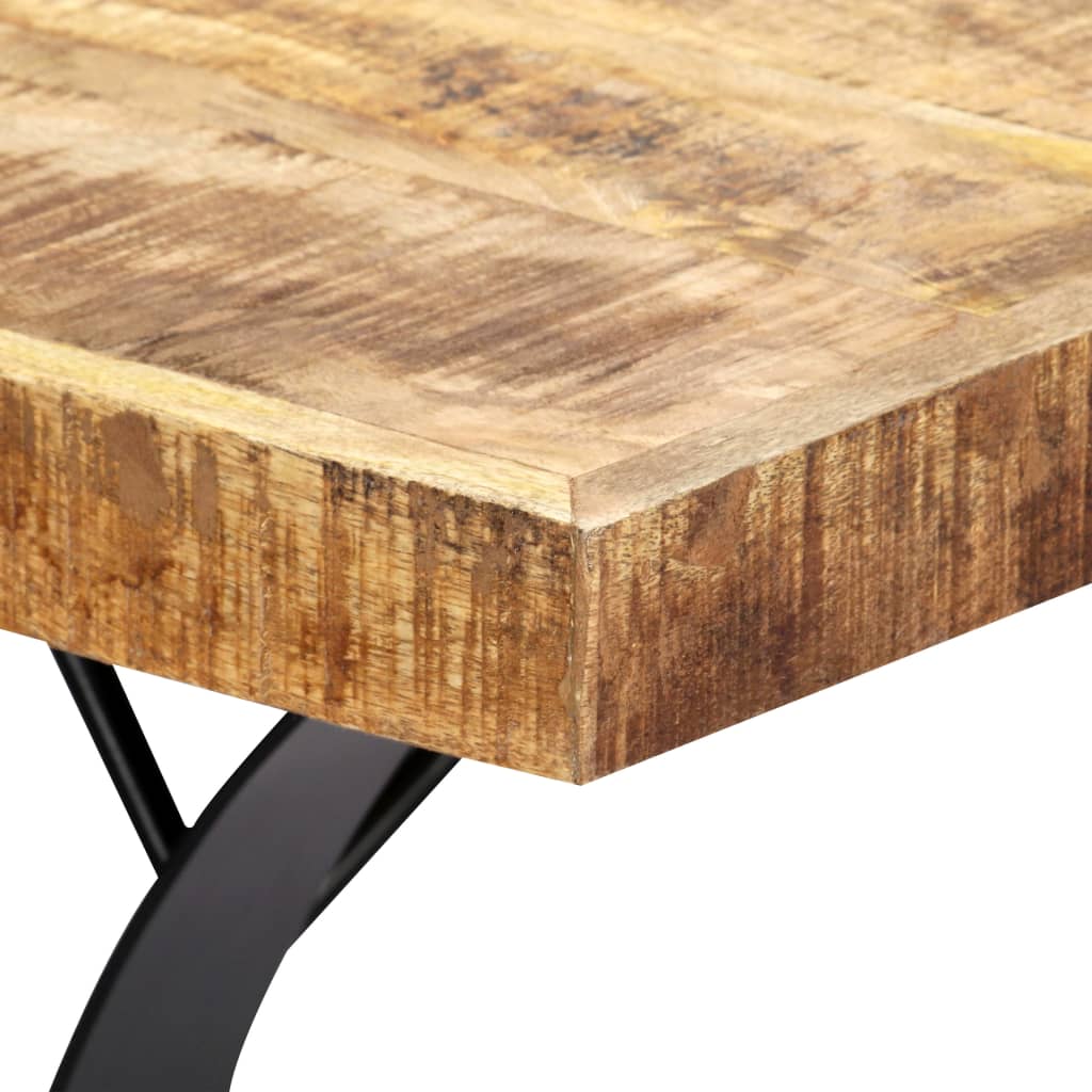 vidaXL Mesa de comedor de madera maciza de mango 180x90x76 cm