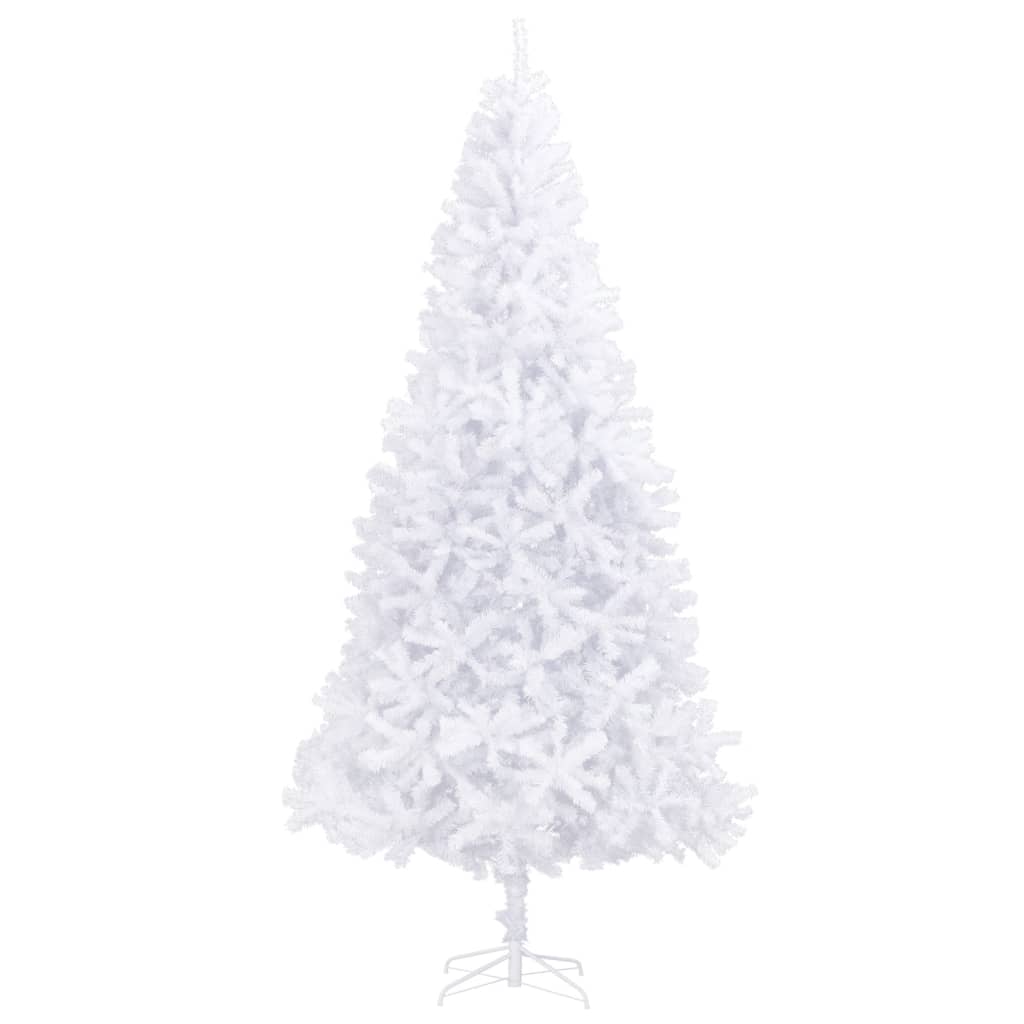 vidaXL Árbol de Navidad artificial blanco 300 cm