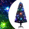 vidaXL Árbol de Navidad con luces y soporte fibra óptica 120 cm